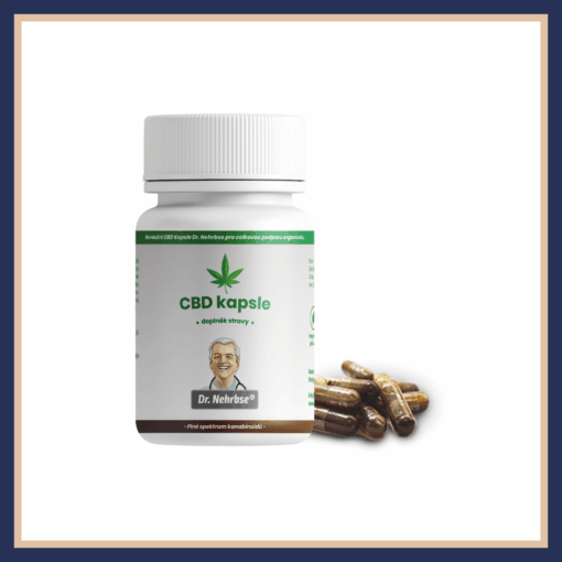 Revoluční kapsle 10 mg CBD Dr. Nehrbse