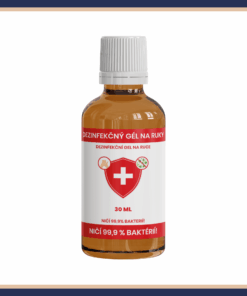 Antibakteriální dezinfekční gel na ruce bez vody 99,9% - 30 ml ( Při koupi 5 a více kusů cena za kus 29 Kč! )